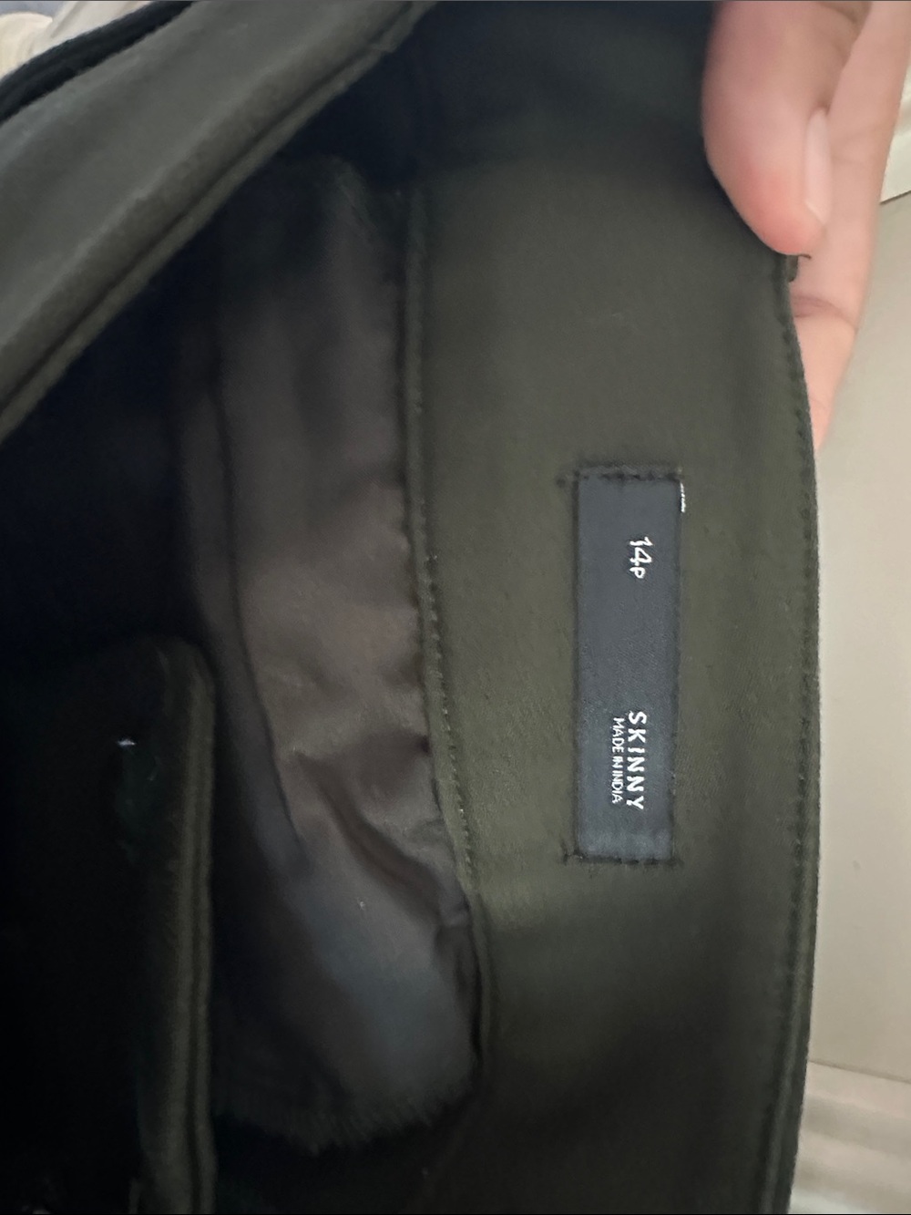 LOFT Dark Olive Skinny Pants - Picture 3 of 7